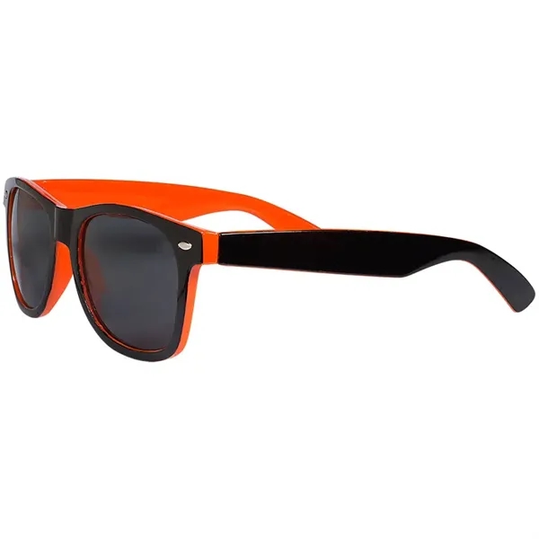 Two-Tone Glossy Sunglasses - Image 13