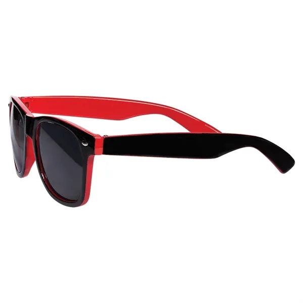Two-Tone Glossy Sunglasses - Image 14