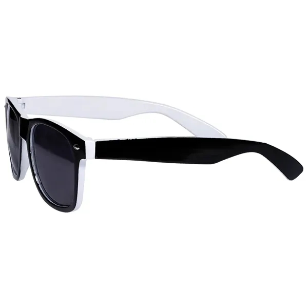 Two-Tone Glossy Sunglasses - Image 15