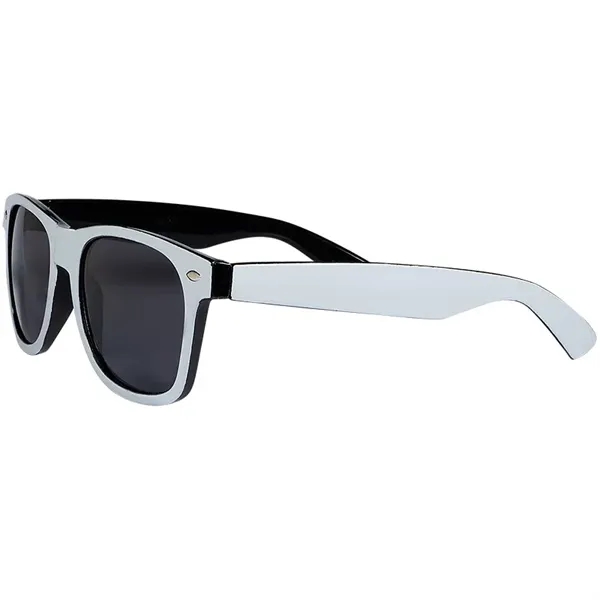 Two-Tone Glossy Sunglasses - Image 16