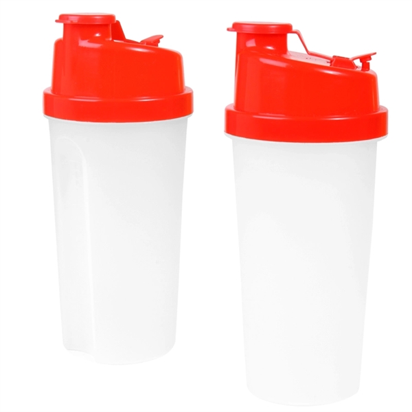 20 oz. Plastic Fitness Shaker with Measurements - Image 7