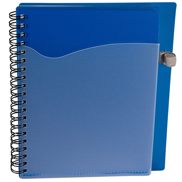 Polypro Notebook with Clear Front Pocket - Image 3