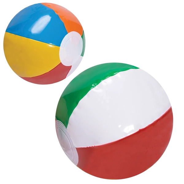 6" Multicolored Beach Ball - Image 3