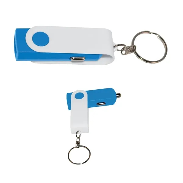 USB Car Adapter Key Chain - Image 10