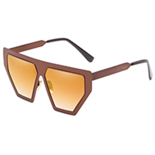 Full Frame Sunglasses w/ Colorful Lens - Image 3