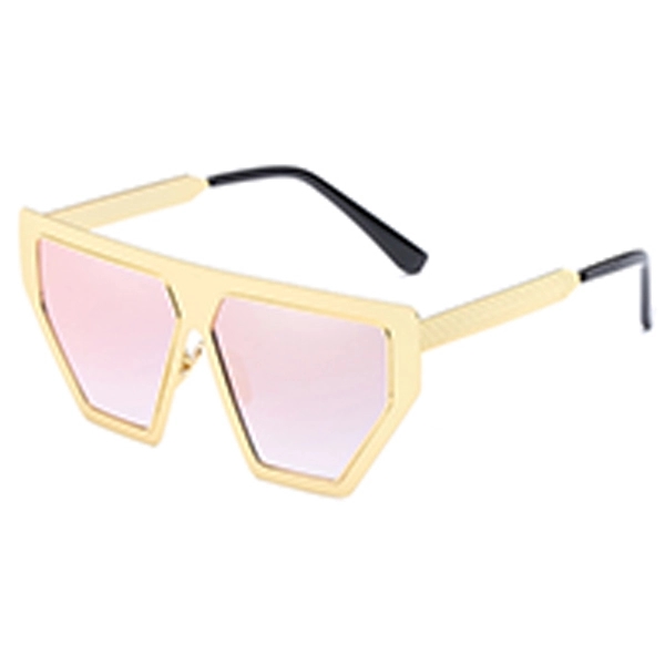 Full Frame Sunglasses w/ Colorful Lens - Image 5