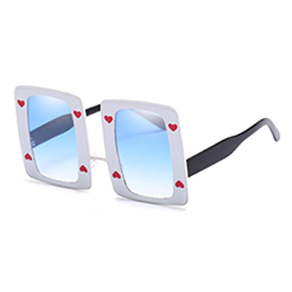 Full Frame Sunglasses w/ Rectangle Lens - Image 2