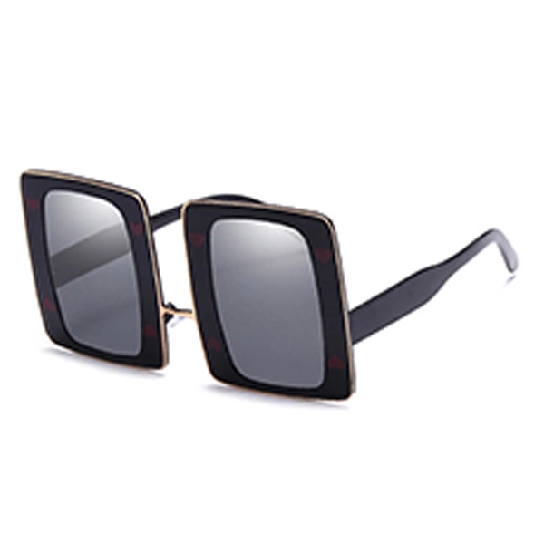 Full Frame Sunglasses w/ Rectangle Lens - Image 3