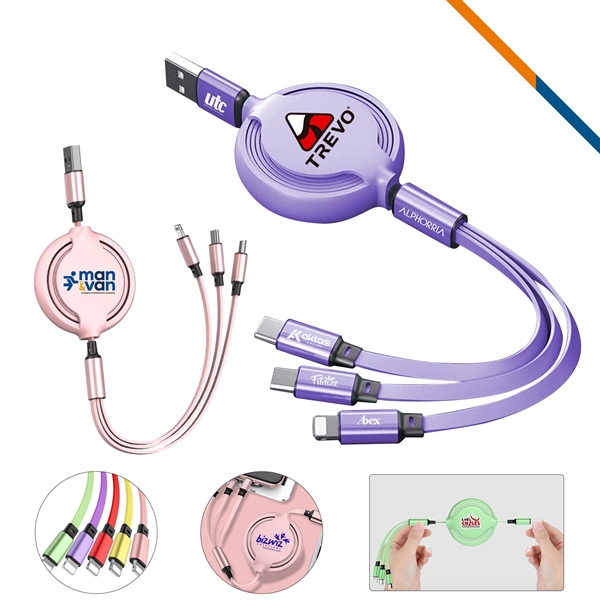 Octopus 3in1 Retractable Cable - Image 2