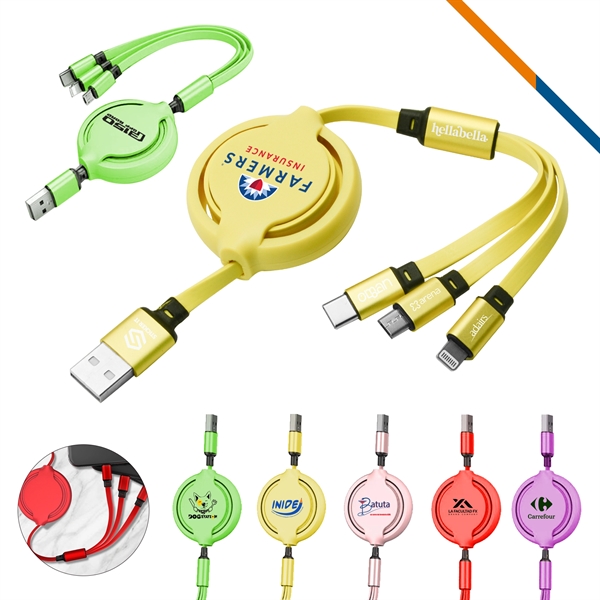 Octopus 3in1 Retractable Cable - Image 1