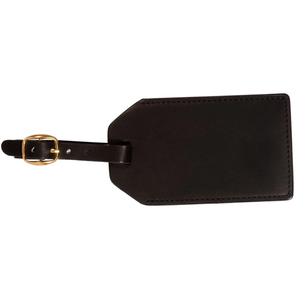 Grand Central Luggage Tag (Sueded Full-Grain Leather) - Image 2