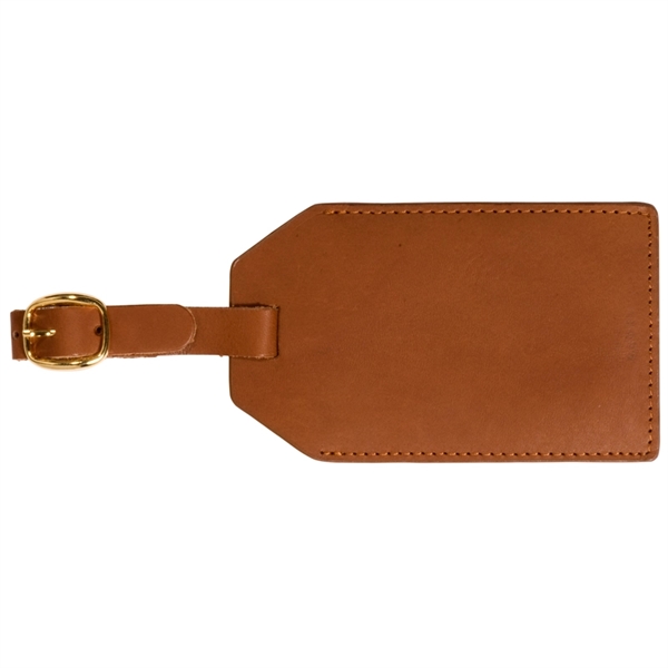 Grand Central Luggage Tag (Sueded Full-Grain Leather) - Image 3
