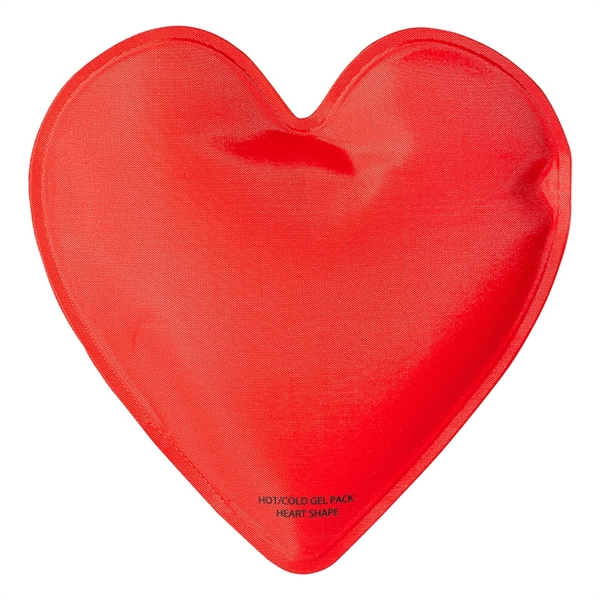 Heart Nylon Covered Gel Hot/Cold Pack - Image 2