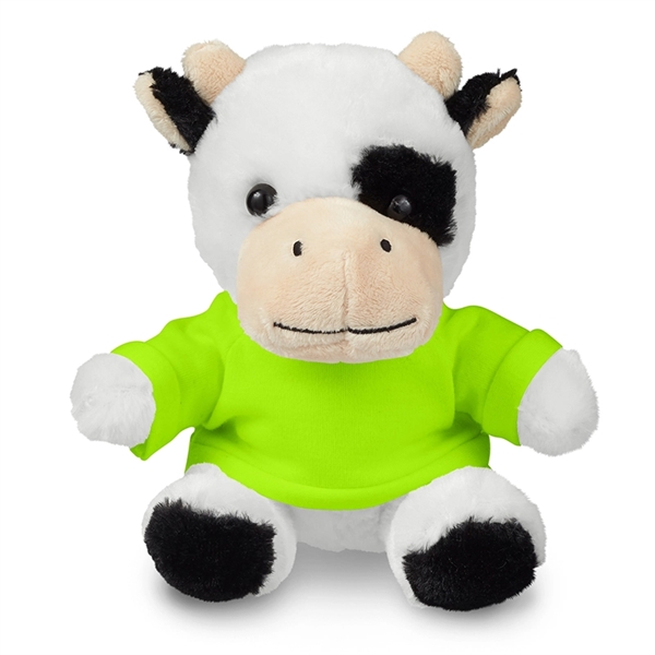 7" Plush Cow with T-Shirt - Image 16
