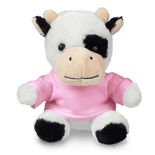 7" Plush Cow with T-Shirt - Image 18