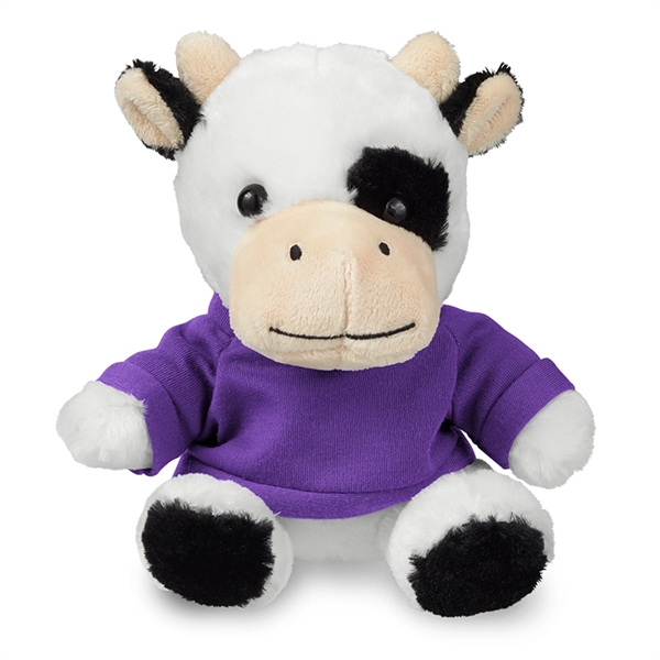7" Plush Cow with T-Shirt - Image 19