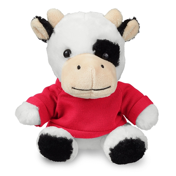 7" Plush Cow with T-Shirt - Image 20
