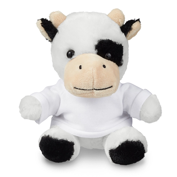 7" Plush Cow with T-Shirt - Image 21