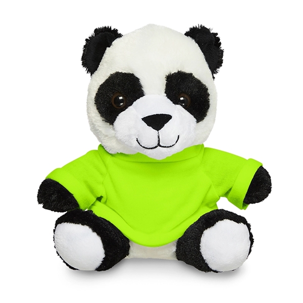 7" Plush Panda with T-Shirt - Image 13