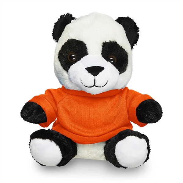 7" Plush Panda with T-Shirt - Image 14