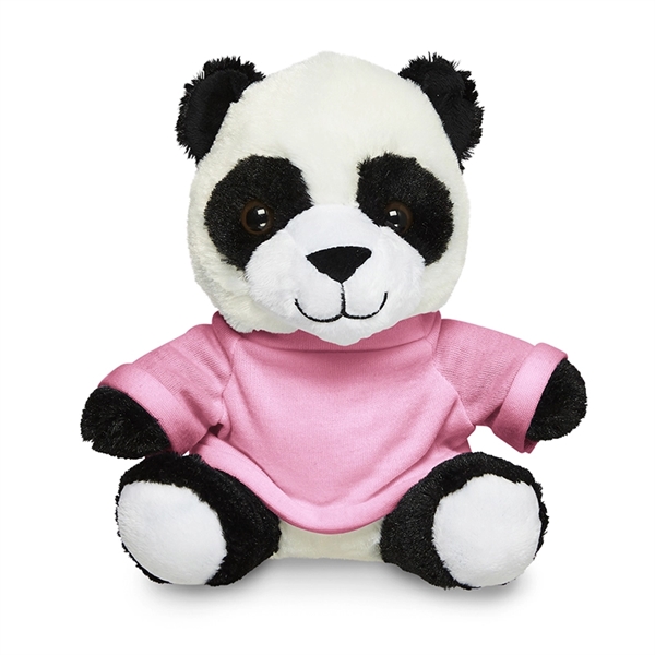 7" Plush Panda with T-Shirt - Image 15