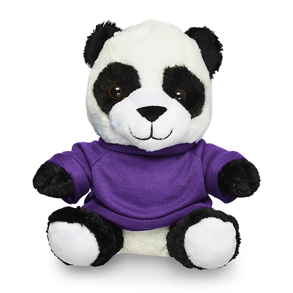 7" Plush Panda with T-Shirt - Image 16