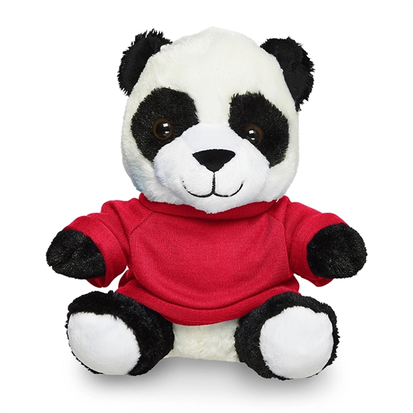 7" Plush Panda with T-Shirt - Image 17