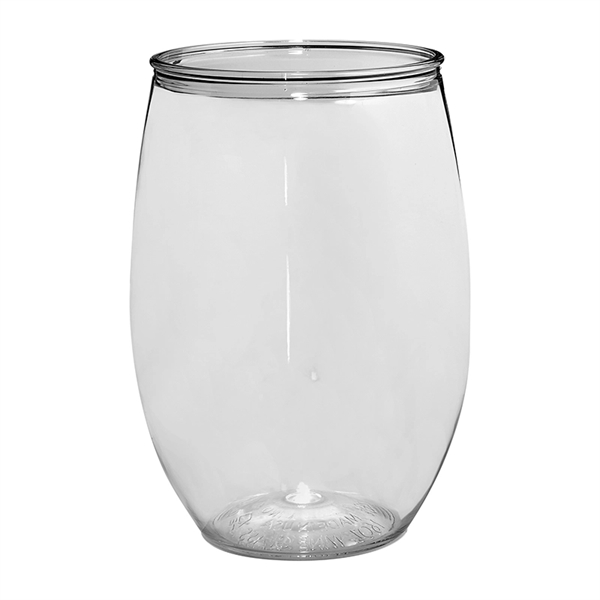 16 oz. PET Stemless Wine Glass - Image 2