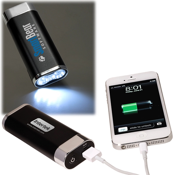 Mobile Charger with LED Light - Image 1