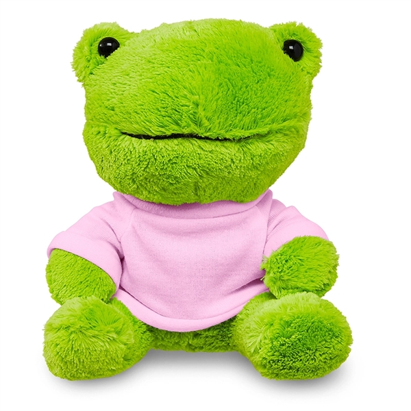 7" Plush Frog with T-Shirt - Image 18