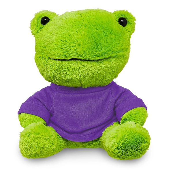 7" Plush Frog with T-Shirt - Image 19