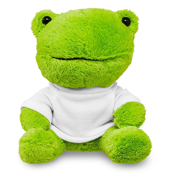 7" Plush Frog with T-Shirt - Image 21