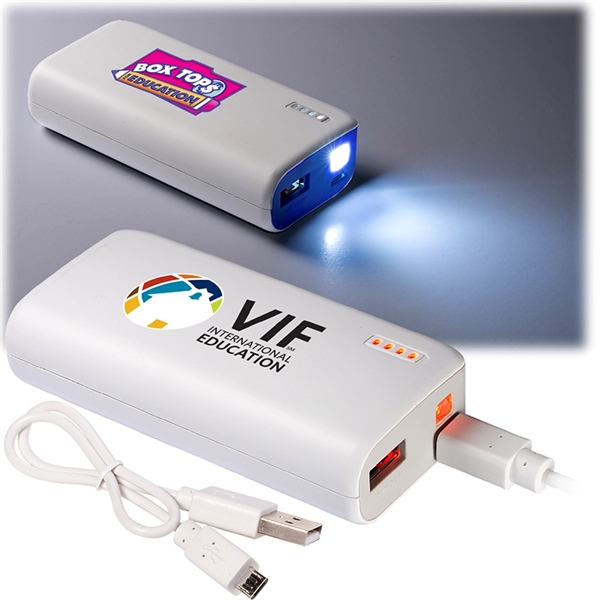 Pocket Mobile Charger with LED Light - Image 1