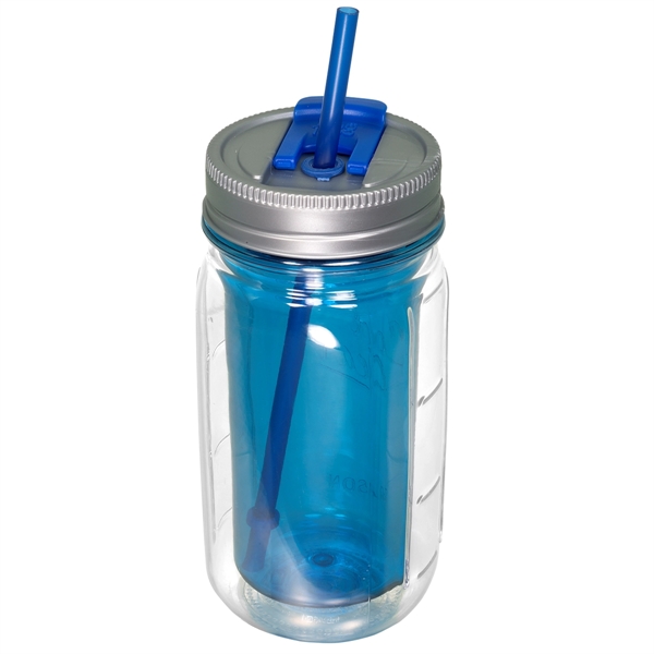 Cool Gear® 16 oz. Mason Jar Water Bottle - Image 2