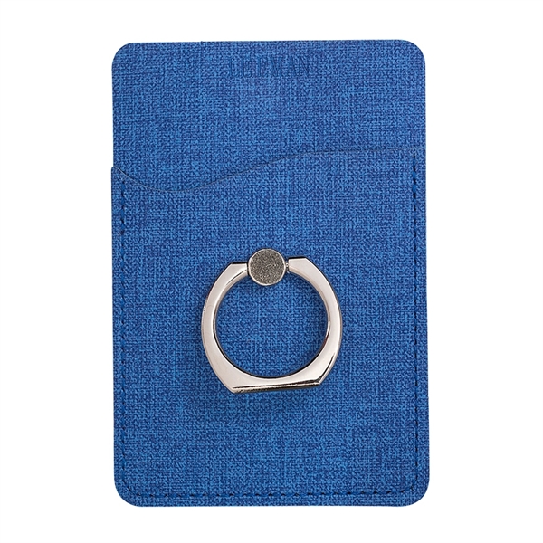 Leeman™ RFID Phone Pocket with Metal Ring Phone Stand - Image 7