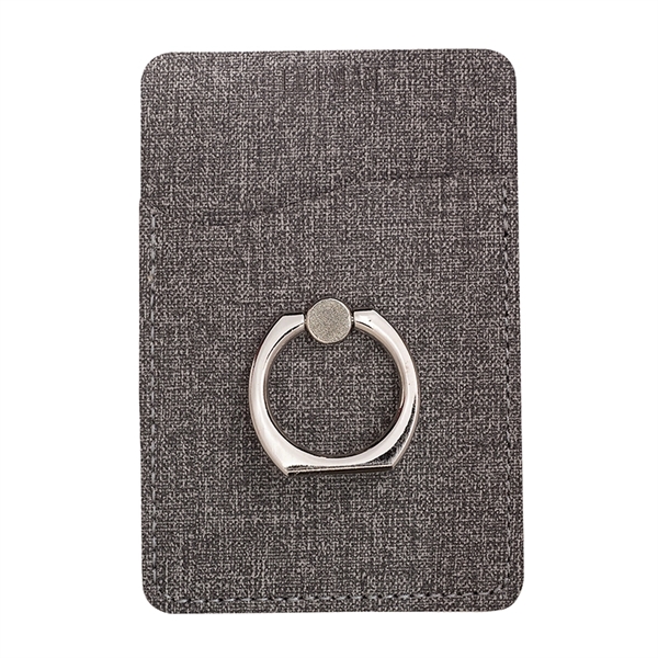 Leeman™ RFID Phone Pocket with Metal Ring Phone Stand - Image 8