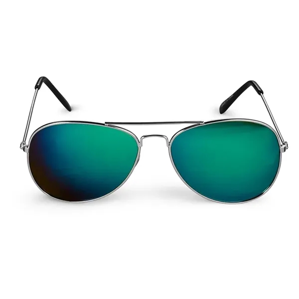 Mirrored Aviator Sunglasses - Image 3