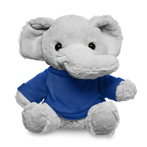 7" Plush Elephant with T-Shirt - Image 15
