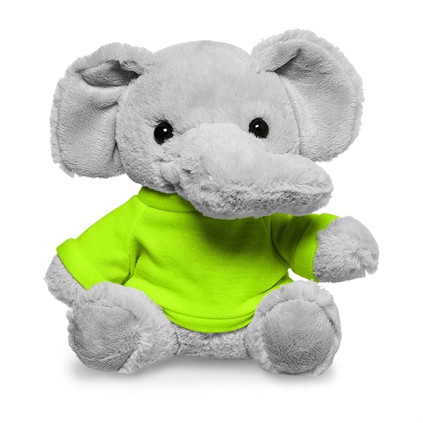 7" Plush Elephant with T-Shirt - Image 16