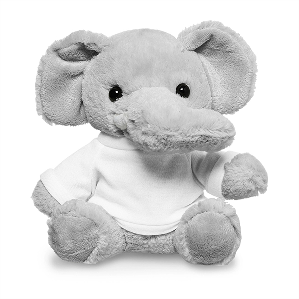 7" Plush Elephant with T-Shirt - Image 21
