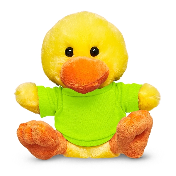 7" Plush Duck with T-Shirt - Image 16
