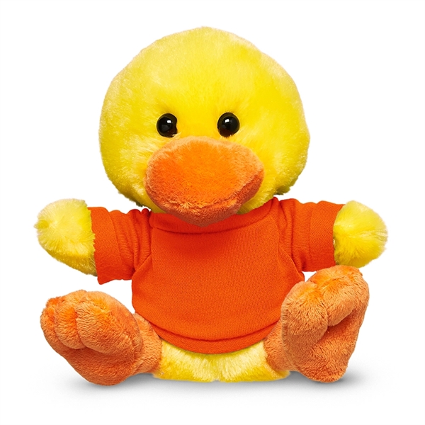 7" Plush Duck with T-Shirt - Image 17