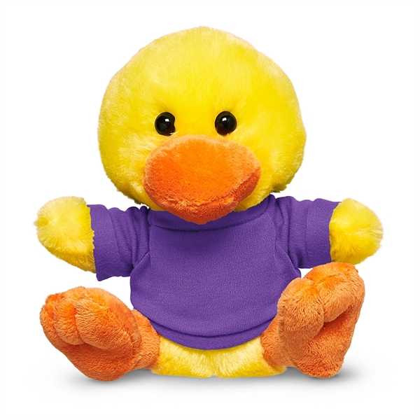 7" Plush Duck with T-Shirt - Image 19
