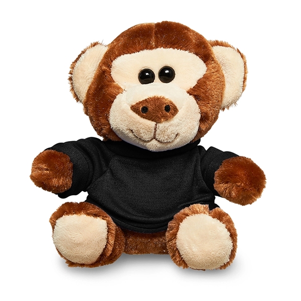 7" Plush Monkey with T-Shirt - Image 13