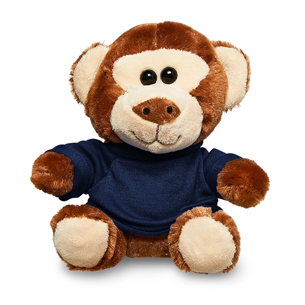 7" Plush Monkey with T-Shirt - Image 14