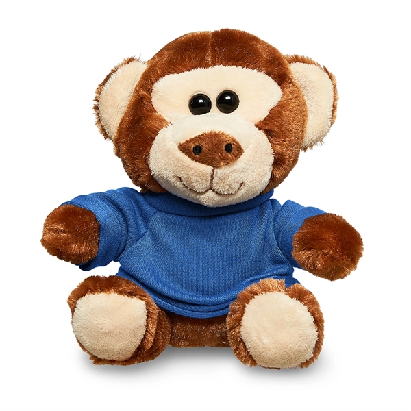 7" Plush Monkey with T-Shirt - Image 15