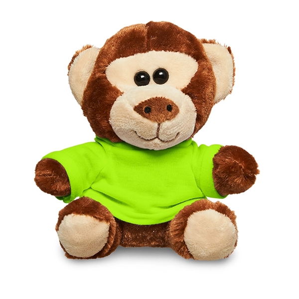 7" Plush Monkey with T-Shirt - Image 16