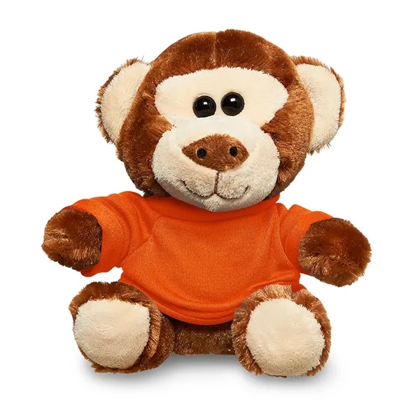 7" Plush Monkey with T-Shirt - Image 17