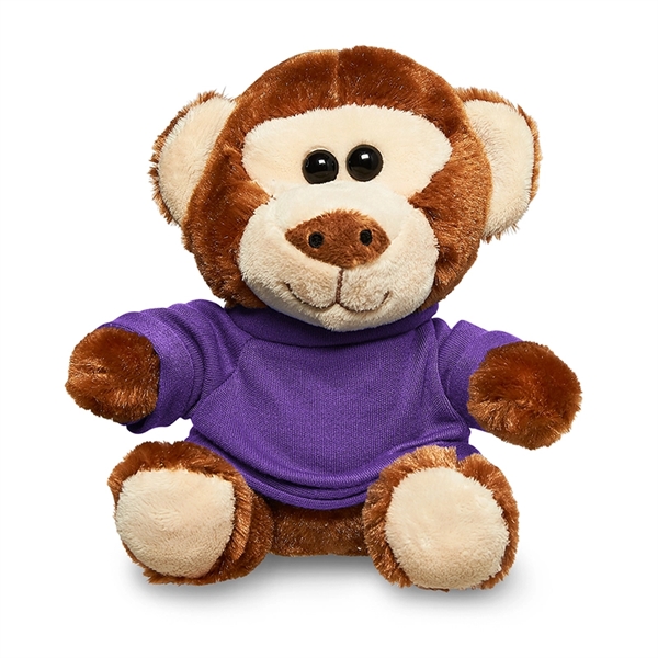 7" Plush Monkey with T-Shirt - Image 19