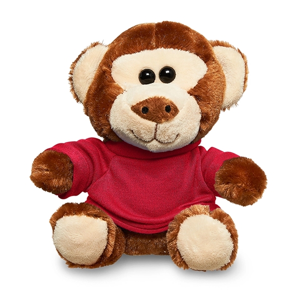 7" Plush Monkey with T-Shirt - Image 20